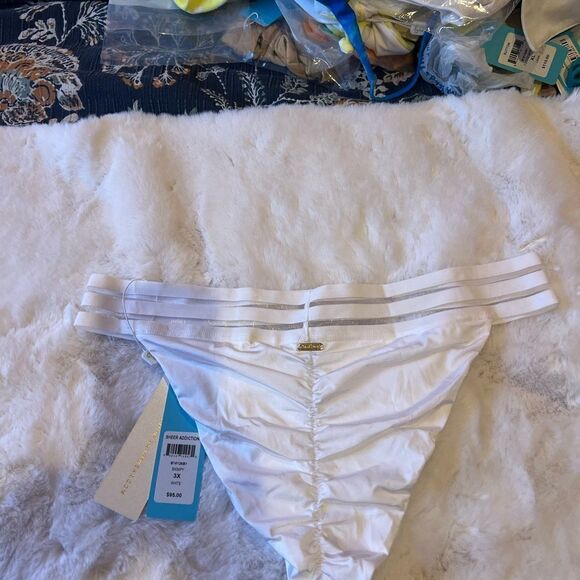 BEACH BUNNY SHEER ADDICTION SKIMPY BOTTOM.. - Picture 5 of 5